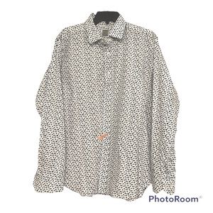Beautiful, Robert Graham button down, long sleeved shirt.  Retro camera print.